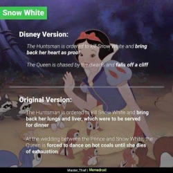 fantastic-nonsense: smokefilledbubbles:  fckreality:  gabnab:  lexistentialism:  aes-of-spades: Disney vs. Original The last one is the most important.  ^^  Yup  Ex for pocahontas was 8 we know that now  Oh good, I get to debunk fairy tale ridiculousness