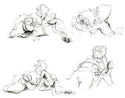 gemslashstashcache:  gracekraft:  And one more  Woops I accidentally sketched another page   Man, I&rsquo;m really looking forward to/dreading this episode. Bet CN&rsquo;s gonna have some long hiatus right before it to prolong our suffering.