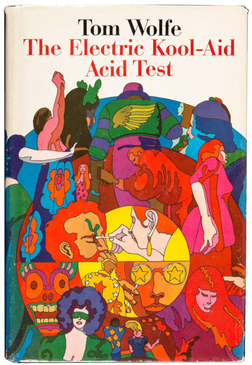 Milton Glaser, cover design for The Electric Kool-Aid Acid Test by Tom Wolfe, 1968. This book is sig