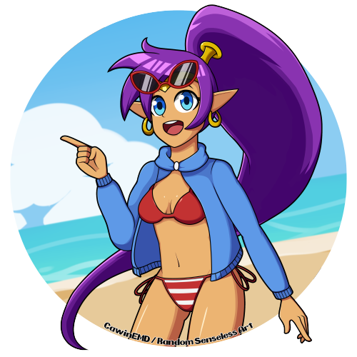 Just a Summer Shantae Our favorite Half-Genie GirlThe beach outfit from Half Genie Hero is my favori