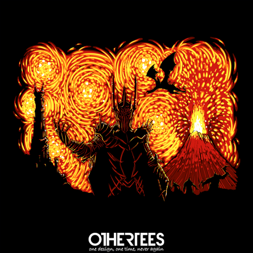 othertees:  &ldquo;Starry Middle Earth&rdquo; by ddjvigo