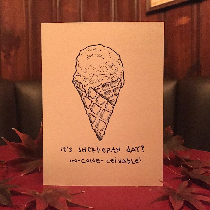 mymodernmet:  Illustrator Serves Up Delicious Food Puns in Amusing Series of Greeting