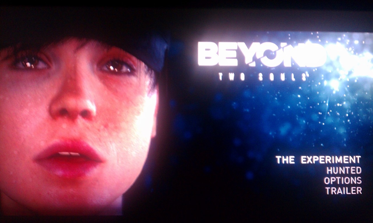 Just finished playing Beyond Two Souls Demo! I really liked it, feels a bit like