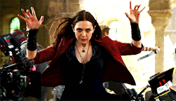 themarysue:   fuckyeahelizabetholsen:  Sneak Peek – Elizabeth Olsen as Scarlet Witch in ‘Avengers: Age of Ultron’  Do you think she’s in slo-mo for the entire film or does Elizabeth Olson do that in real life? 