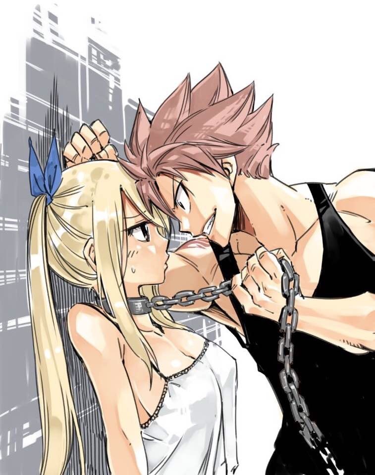 dooshiedoosh:  Natsu borrowed some chains.  Those chains lead to things. Kinky.