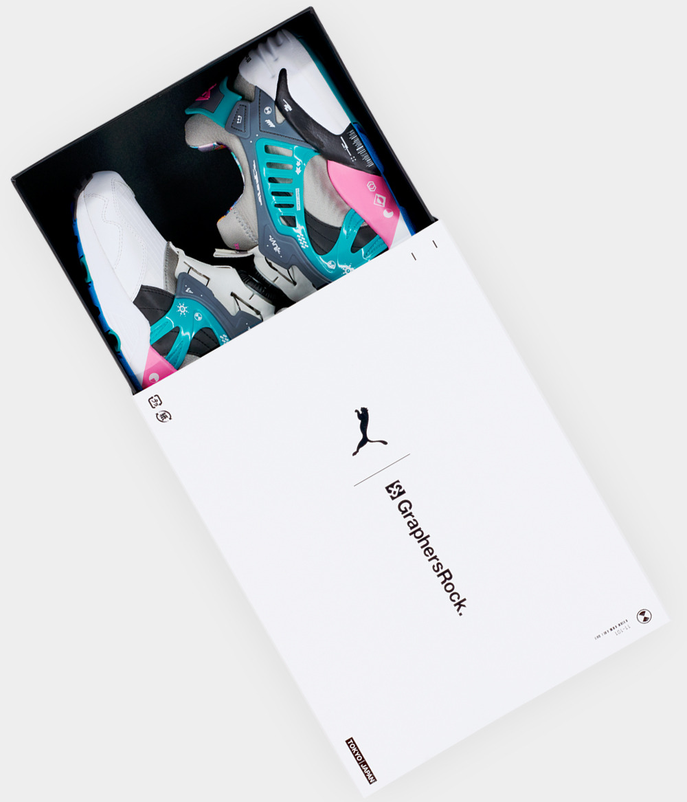 pumagr:  PUMA x GraphersRock  DISC BLAZE by  GraphersRock ¥19,000+taxR698 by GraphersRcok