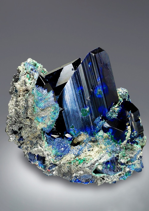 hematitehearts: Azurite Tsumeb Mine, Otjikoto Region, Tsumeb, Namibia	 