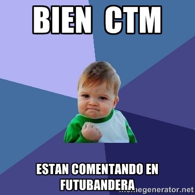 futubandera:  La felicidad de los Admin XD  somos la Luuuuuuz