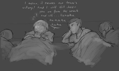 fabledtactician:suga needs a huga.pngi planned to make some weepy sad comic but it quickly got out o