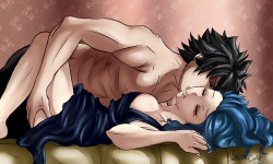 maneaoana:Baby, I’m preying on you tonightHunt you down, eat you aliveJust like animalsA sexy Gruvia for you (ღ˘⌣˘ღ)