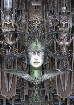 marvel1980s:Hela by Giorgio Comolo