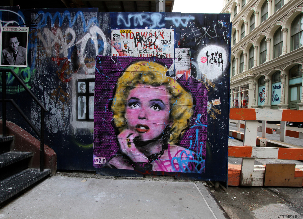 Marilyn by SNO Howard Street, Soho
More photos of Rene Gagnon’s work.