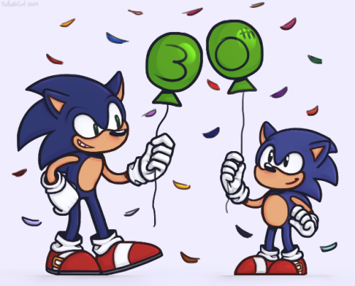 little doodle to celebrate sonic’s 30th anniversary