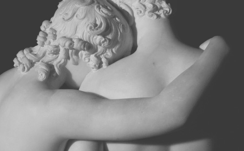 xushima:Antonio Canova, Cupid and Psyche Standing (detail), 1796-1800