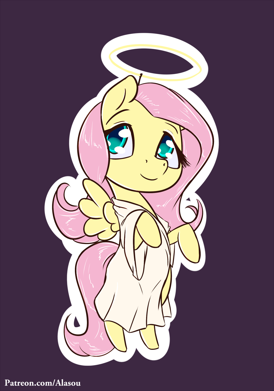 alasou:Angelshy  You like this drawing? Well, you can have a sticker of it right