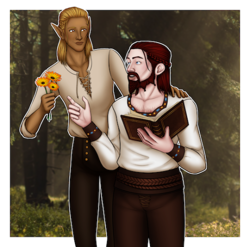 storybookhawke:
“Tyrling Aeducan and Zevran Arainai, a commission for @enigmalea :)
Commission Info ||| Art Tag
”
This turned out so much better than I could have imagined! @storybookhawke is easy to work with and very professional. I really can put...