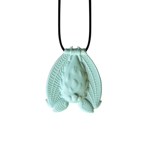 stimtastic:New colors available for the Chewable Bat Pendant - orange, coral and mint