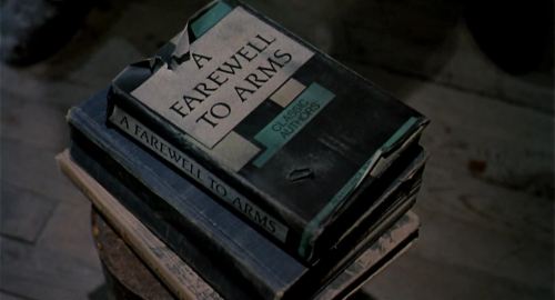 A Farewell To Arms by Ernest Hemingway in Evil Dead II (1987, Sam Raimi)