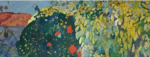 master-painters:Joaquim Mir - Verdant landscape