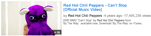 red-hot-is-my-life:   Red Hot Chili Peppers Youtube Searches  