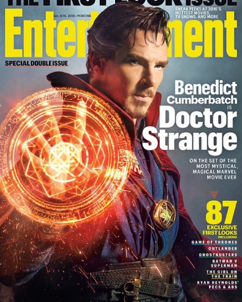 Exclusive look from Entertainment Weekly of Benedict Cumberbatch as Doctor Strange! Look to see him 