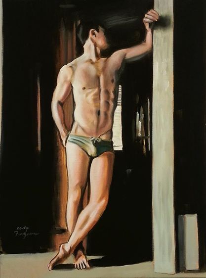 enchantemoimerlin:    Cody Furguson    “Shed&quot; 24 X 18  