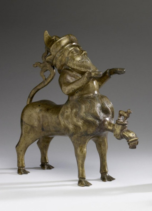 kardiologn:Aquamanile in the Form of a Dwarf Centaur. This aquamanile or water container is one of t