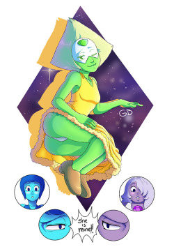 gummybananadi:  Normally I am not the type of person who is doing shipping with the characters, but this seemed like a fun idea. Anyway, I’ll take the amatysta x peridotalso, I gave myself the freedom again to create a new suit to one of the gems, I