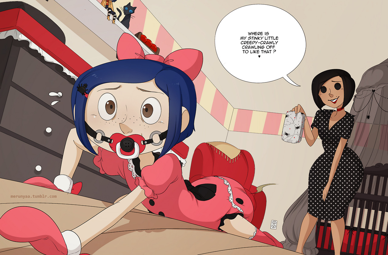 merunyaa:  For my suggestion, how about Coraline, completely decked out in baby gear,