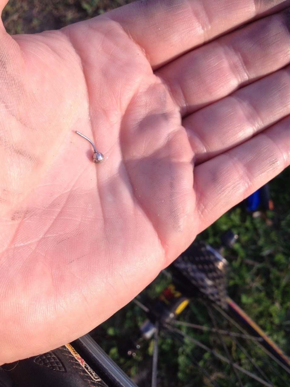 Fact: earrings do cause flats. Please use caution when discarding them.