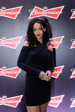 rihannalb:  Rihanna at the ”Budweiser”