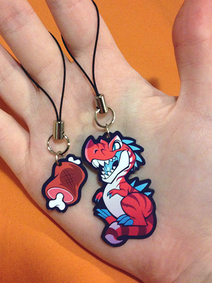 godtricksterloki:  squeedgeart:  Dino and Shark ChompCharms are also in the shop!