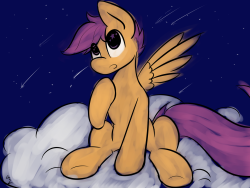 xenithion:A little Scootaloo for @bronyguard