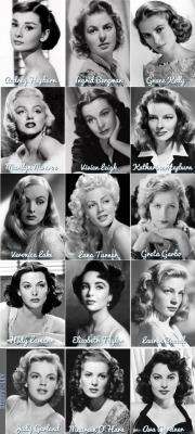 lana4always-steffy:  A collection of my favorite Hollywood stars from a bygone era ☄