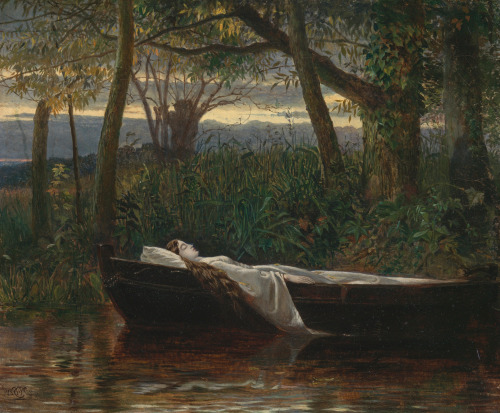 mysteriousartcentury:THE LADY OF SHALOTT‘The Lady of Shalott’ is a lyrical ballad by the