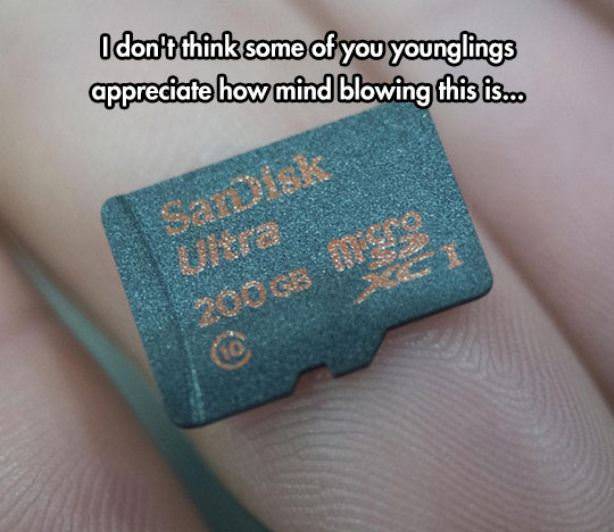Seriously.  I remember when just 1 gig wasn’t commercially available on a fucking