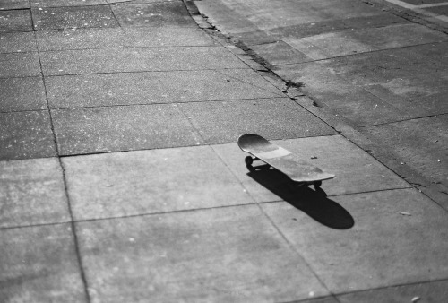 Lonely Skateboard