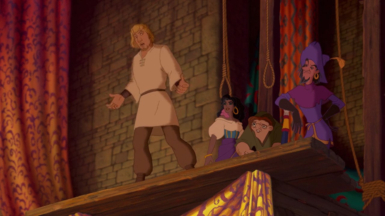 clopin is rather annoyed he didn’t get to commit any murders (:  #hbond #hunchback of notre dame #clopin#disney