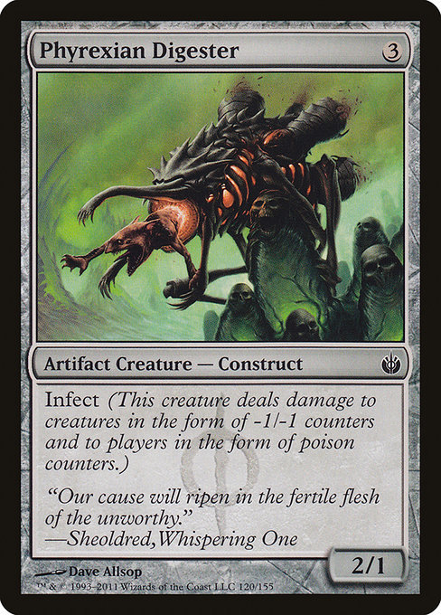 Phyrexian Digester&ldquo;Our cause will ripen in the fertile flesh of the unworthy.&rdquo; &