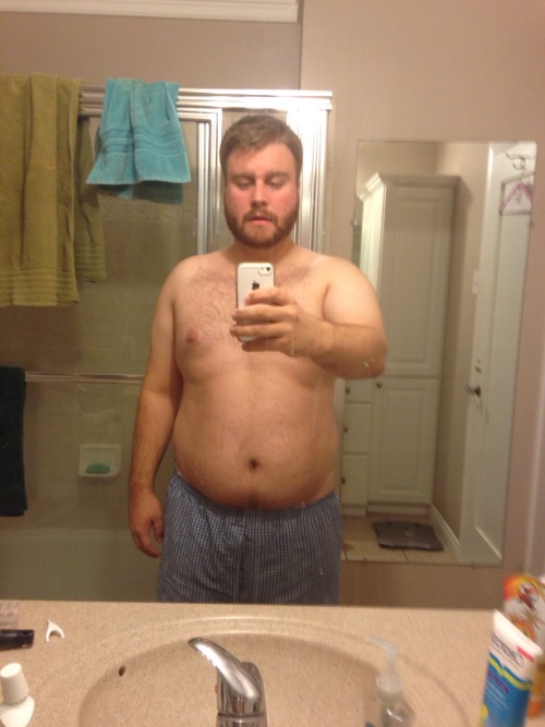 notlostonanadventure:  Alright tumblr. Fitness time. It’s midnight, October 23. I weigh 235 pounds. My current goal is 200.   If you feel like helping me, message me every morning and every night. Remind me to work out and show me this photo. I don’t