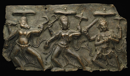 Varahi, Indrani and Chamunda, relief from Nepal