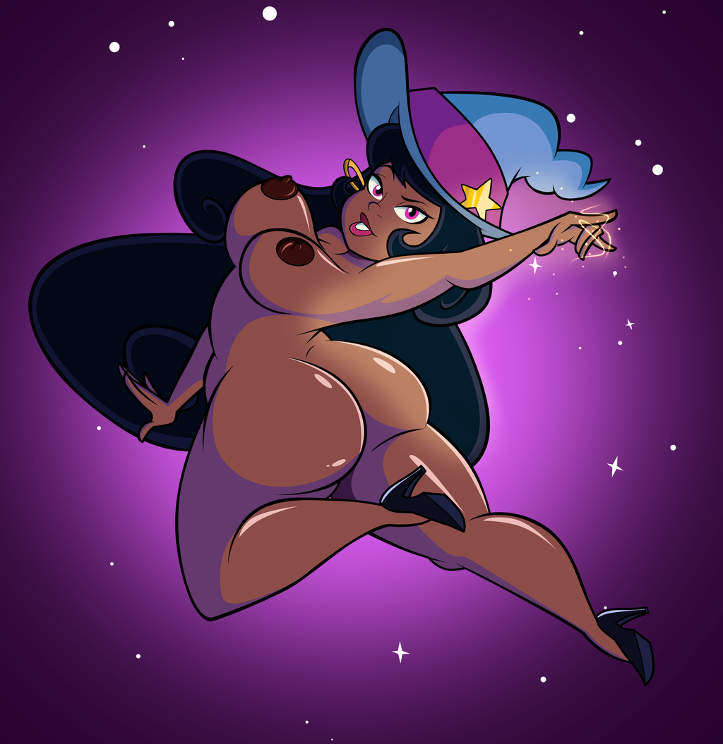 ironbloodaika:  grimphantom2:  Commission: Follaria, Magic Nudity by grimphantom