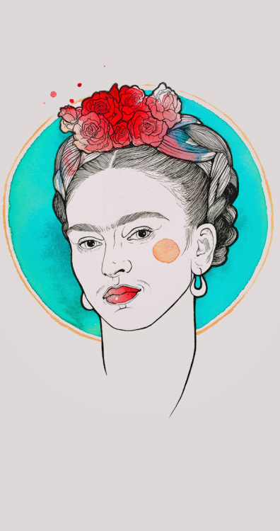 ✔ Frida Kahlo Lockscreen feita por @sitemodelsaesthetic✔ se pegar credite//reblogue✔ não roube//use 