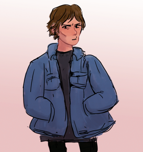 wearing your older brothers jacket and wonderin when ur ever gonna see him again nice nice