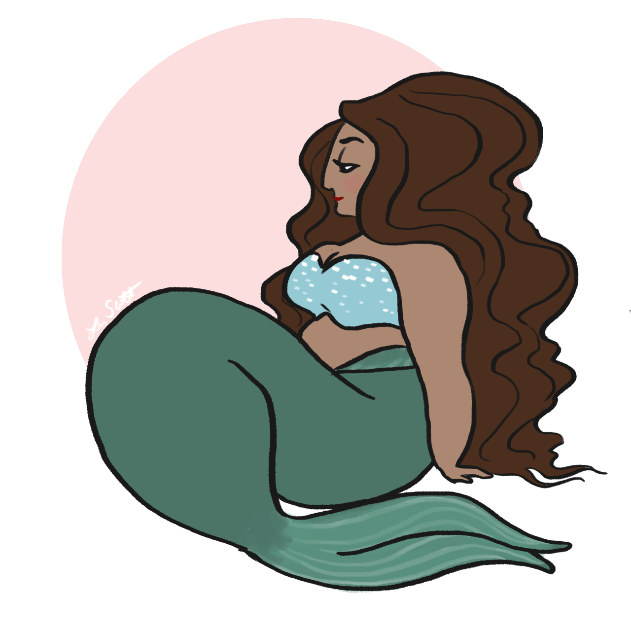 mrrobotico:  lizzywhimsy:   I was in a mermaid mood tonight   Love