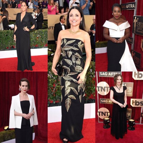 Our queens of TV! All of them shine on the red carpet and in their shows.