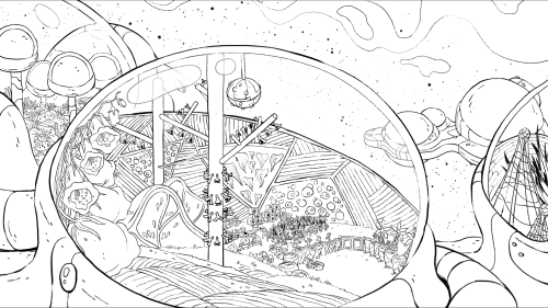 Mnashadoodle:farm Pod Backgrounds From The “Bmo” Adventure Time: Distant Lands
