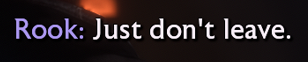 There's Just Something About Rook And Lucanis Reaffirming Their Support And Love For Each Other Throughout