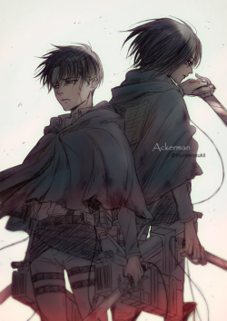 Humanity’s Weapons (Ackerman)By Lena_レナ || Pixiv || Shared with permission from artist   