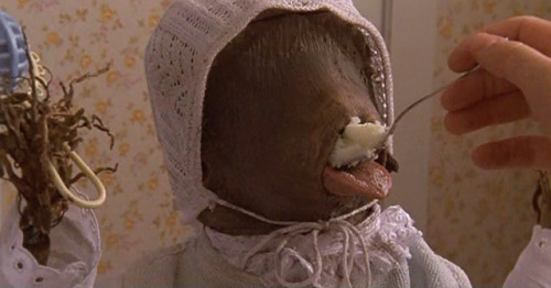holyth3firm: victal: —Little Otik (2000) directed by Jan Švankmajer. if my future child